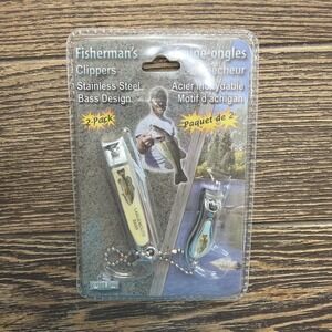 VTG 2006 Rivers Edge Fisherman's Clippers 2-Pack Crappie Design Dead Stock